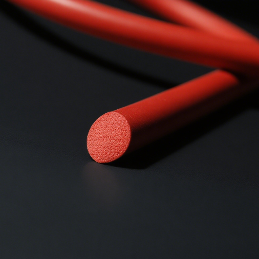 Silicone Foam Round Strips (Round Foam Cord)