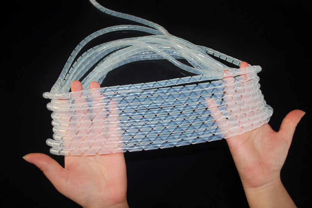 Coiled Silicone Tubes