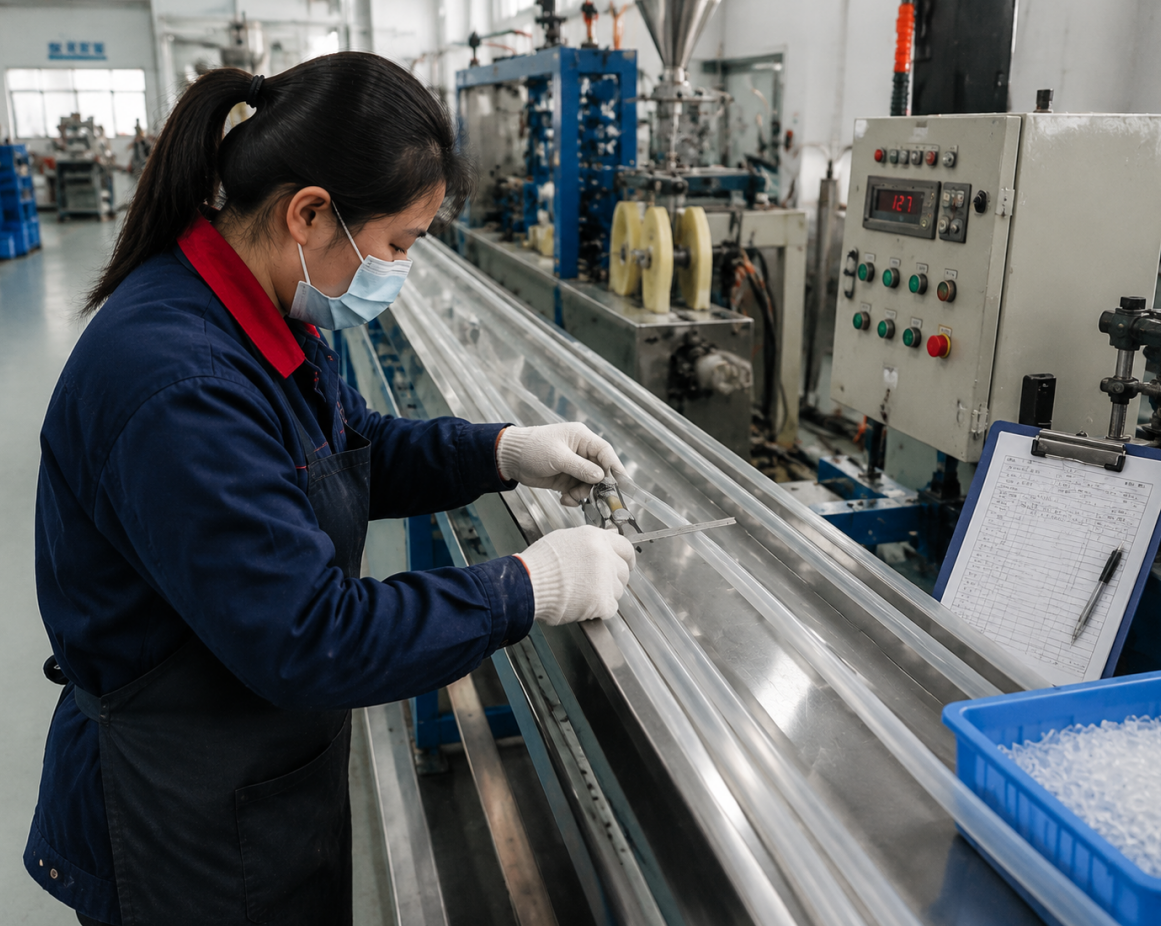 Silicone tubing manufacturing