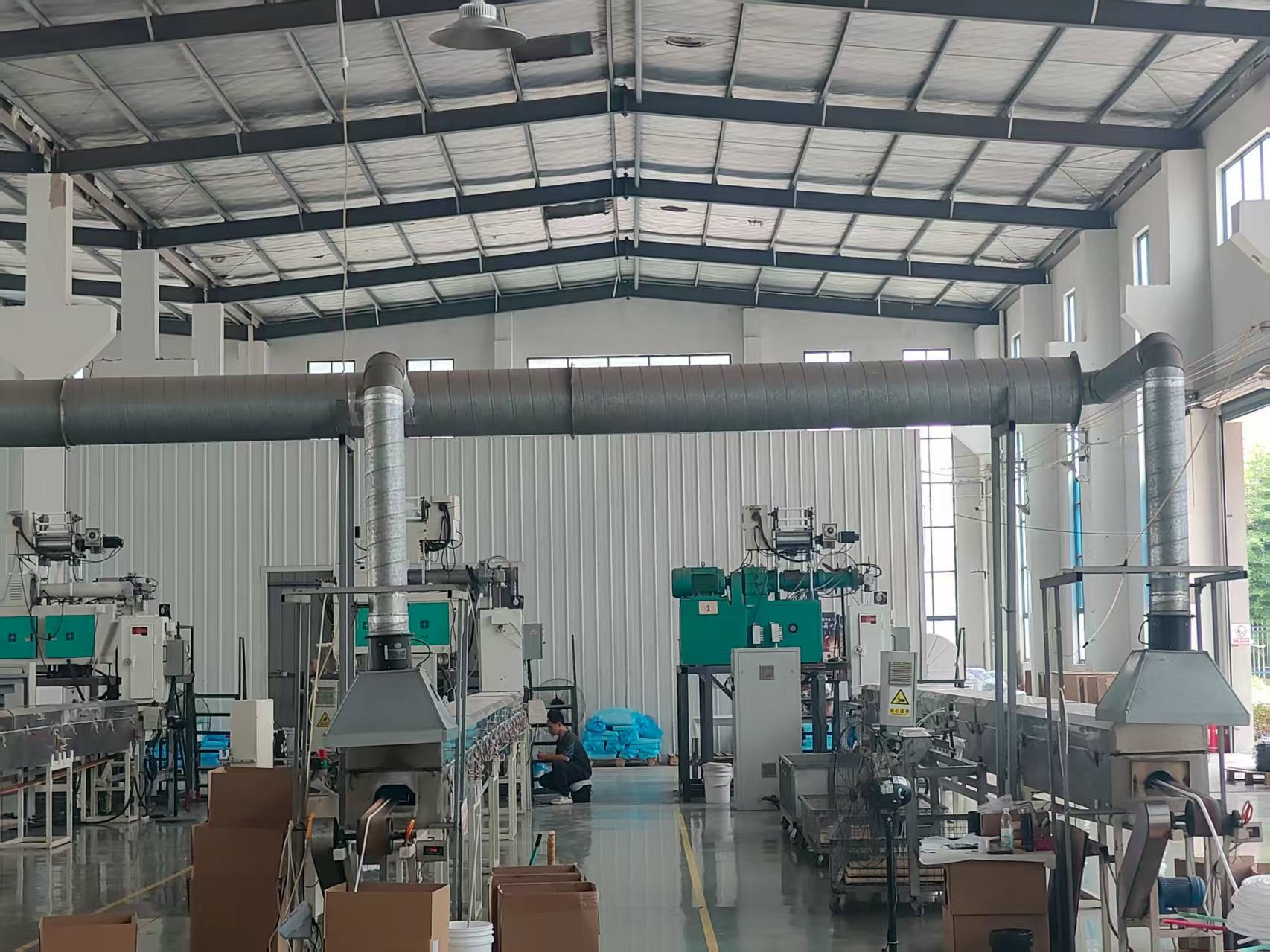 Silicone extrusion production line