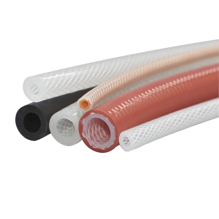 Multi-Layer Silicone Hose with Embedded Polyester Braiding