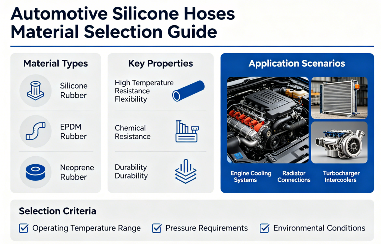 automotive silicone hoses material selection