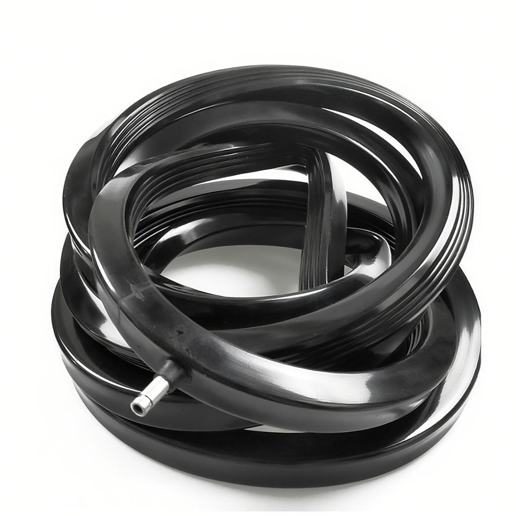 Silicone inflatable seal ring