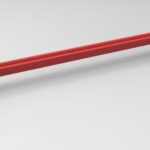 Red special‑shaped inflatable silicone seal strip for sealing system
