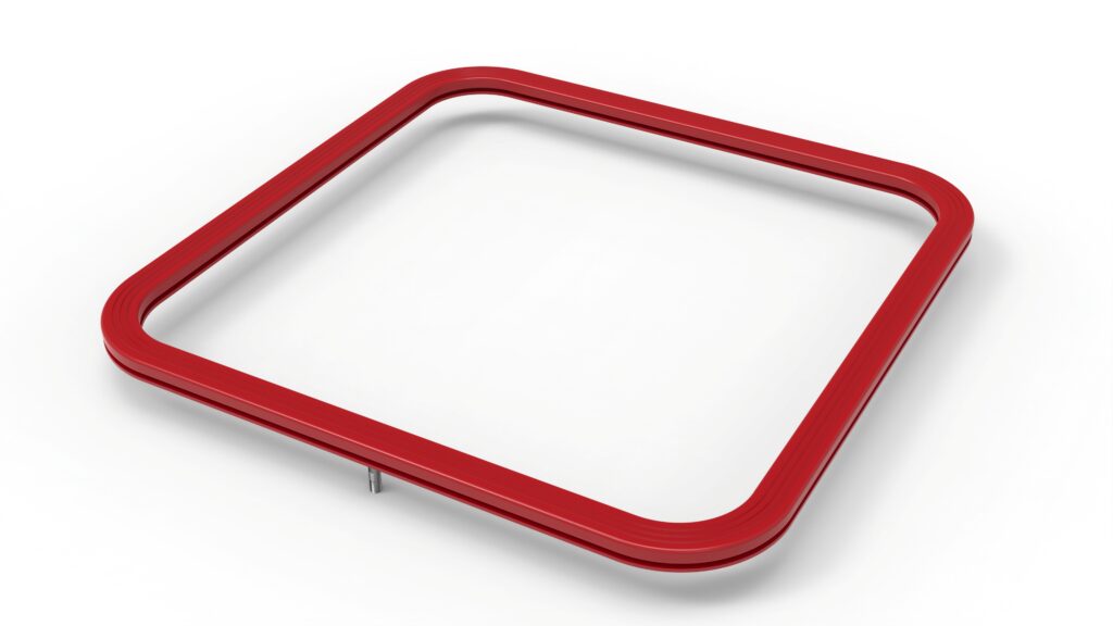 Rectangular Inflatable Silicone Seal / Inflatable Gasket