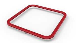 Rectangular Inflatable Silicone Seal / Inflatable Gasket