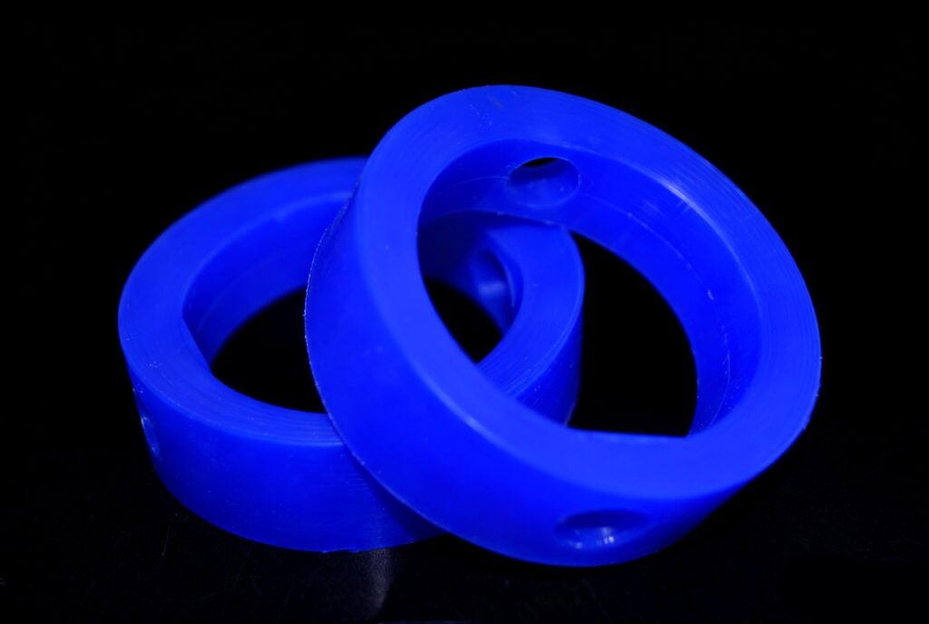 Blue EPDM rubber seat seal for butterfly valve, industrial valve gasket