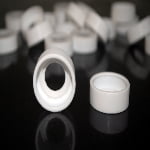 White silicone inner insert plug, tight‑fit sealing stopper for bottle mouth