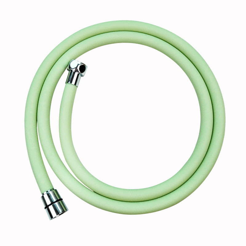 Green flexible silicone shower hose