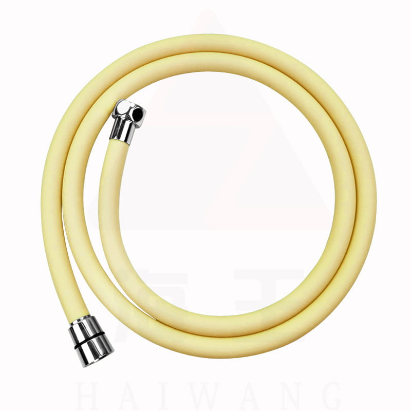Yellow sanitary grade silicone shower hose