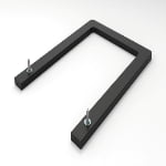 L‑shaped special‑shaped inflatable silicone seal, corner sealing part