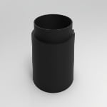 Black cylindrical custom inflatable silicone seal for industrial equipment
