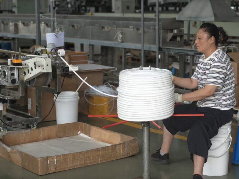 Silicone tube extrusion