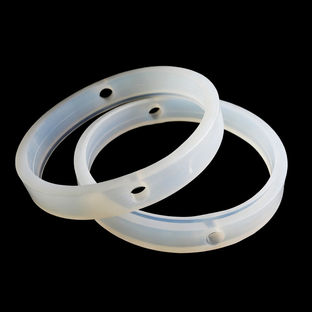 Transparent silicone rubber seat seal for butterfly valve